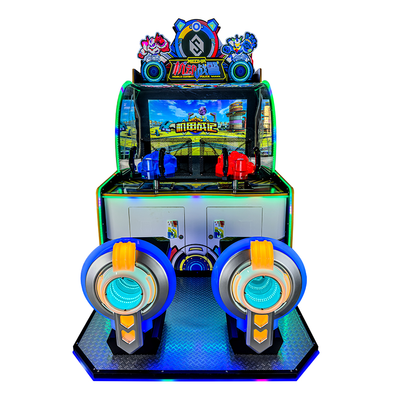 Two-player shooting game console