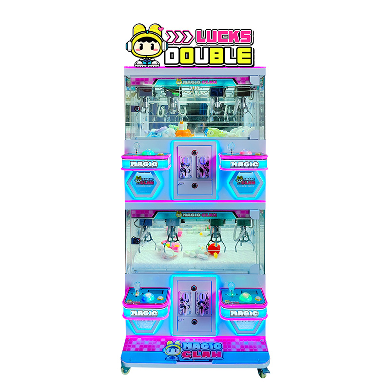 Four-player double-claw claw machine